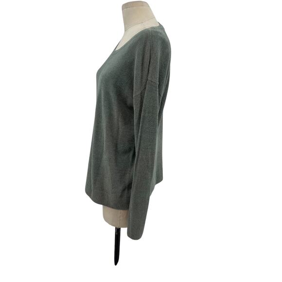 Barefoot Dreams CozyChic Ultra Lite Top Sweater‎ Pullover Green Size Small - Picture 6 of 10